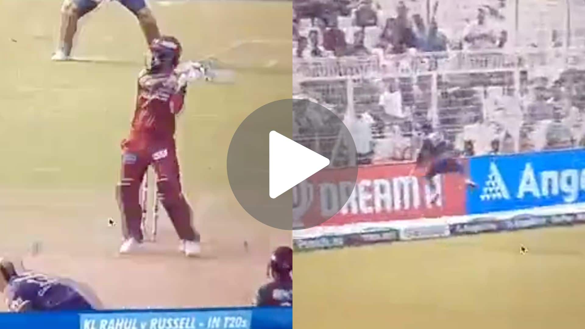 [Watch] KL Rahul Welcomes Andre Russell With A Slap For Six